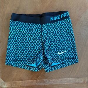 Nike Pro women’s shorts - Blue and Black